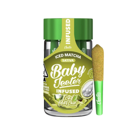Iced Matcha Sativa Baby Jeeter Infused Pre-Rolls